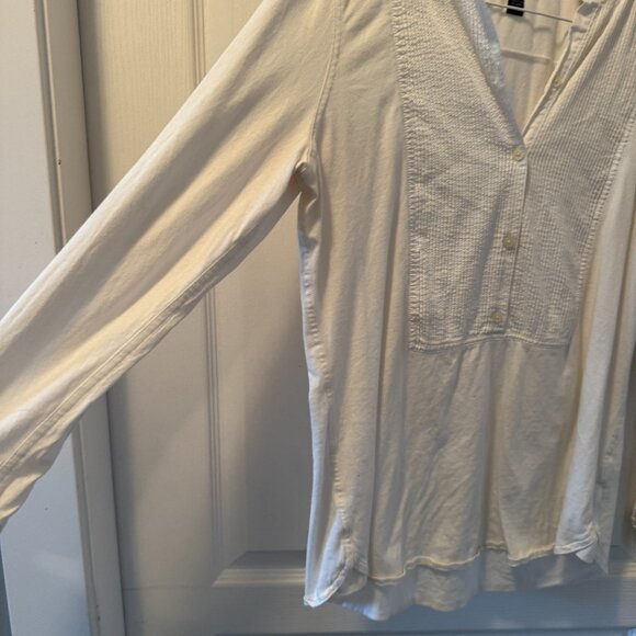 Ralph Lauren White tuxedo style blouse - Picture 3 of 5